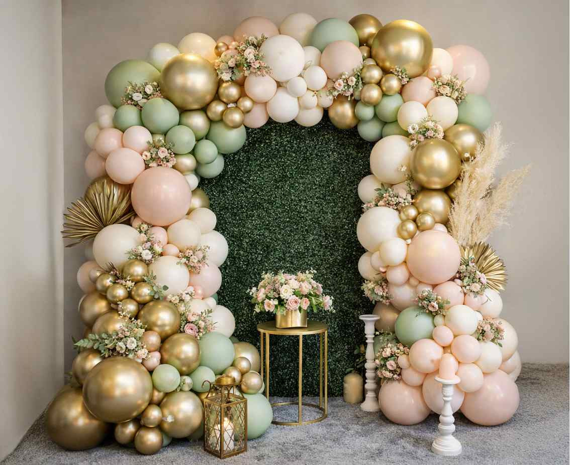 Balloons Tuftex 11", pastel meadow, 100 pcs